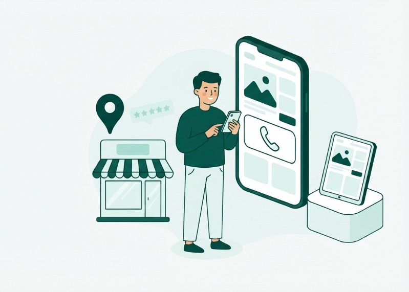 Negocio local con web profesional, visibilidad en Google y contacto fácil desde el móvil